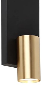 Nástenné bodové svietidlo GENESIS 1xGU10/8W/230V čierna