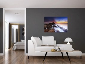 Obraz hory v hmle (90x60 cm)