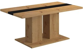 Konferenčný stolík Boston Dub Artisan/čierna