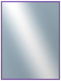DANTIK - Zrkadlo v rámu, rozmer s rámom 60x80 cm z lišty Hliník modrá m. (7002242)