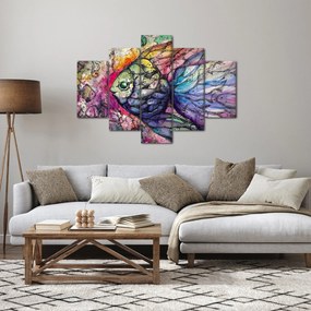 Obraz - Farebná rybička (150x105 cm)
