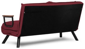 Pohovka futon  Sandy (bordová). Vlastná spoľahlivá doprava až k Vám domov. 1062310