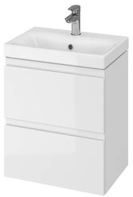 Cersanit S801-229-DSM - Závesná kúpeľňová skrinka s umývadlom MODUO SLIM biela