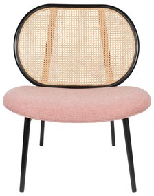 Ružovo-hnedé kreslo Zuiver Spike