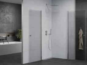 Mexen Pretoria DUO sprchovací kút 70x70cm, 6mm sklo, chrómový profil-číre sklo, 852-070-070-02-00