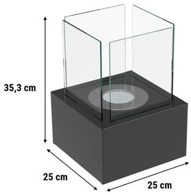 Stolný biokrb čierny Tango 2