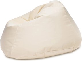 INTERMEDIC SK - Sedací vak MAXI 140x70 cm z polyesteru | rodinný vak, veľké kreslo, 570 l Farba: NC18 - krémová