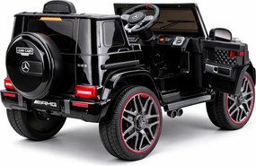 LEAN CARS Elektrické autíčko Mercedes AMG G 63 čierne lakované