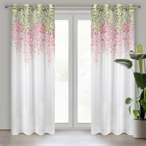 ZÁCLONA NA KRÚŽKOCH JULIETA 140X250 CM VIACFAREBNÁ