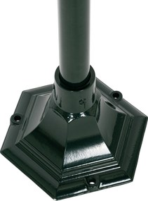 Klasické stojace vonkajšie svietidlo tmavozelené 125 cm IP44 - New Orleans