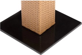 Hnedý záhradný jedálenský stôl Timpana Ciara Cappuccino