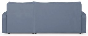 Rozkládací rohová sedací souprava TOKYO Modrá