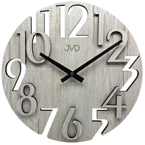 Drevené dizajnové hodiny JVD HT113.1