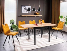 Jedálenský rozkladací stôl Flip 80/120 cm dub Artisan/čierny