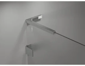 Mexen Lunar, L Duo výklopný sprchový kút 110 x 95 cm, 8mm číre sklo, chrómový profil, 834L-110L-095P-01-00