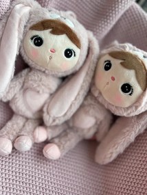 Mojkáčik - Bábika králik ružová mini 30 cm