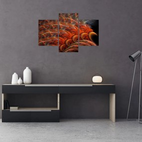 Obraz - Abstraktná imitácia peria (90x60 cm)
