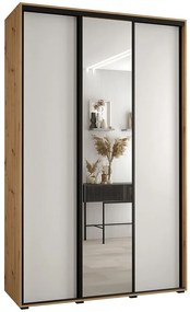 Skriňa 45 Canaris 3 150 artisan/biela/čierna