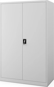 Kovová kancelárska skriňa sivá JAN II D600 1150 x 1850 x 600 mm