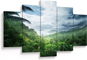 Obraz - Seychelská jungle (150x105 cm)