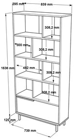 Knižnica One Walnut
