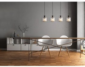 Globo 15742-4 - Luster na lanku JORDANA 4xE27/60W/230V čierna