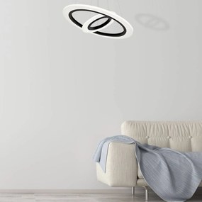 Závesné LED svietidlo Cosmo, 2x LED 36w, b/w