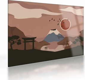 Sklenený obraz - Japonsko N⁰1 (70x50 cm)