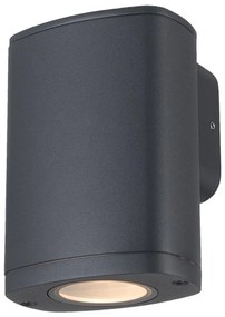 Kanlux 38881 - Vonkajšie nástenné svietidlo ZEVI 1xGU10/10W/230V IP54 antracit