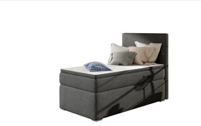 Čalúnená posteľ boxspring ROCCO, 90x200, sawana 14, levá