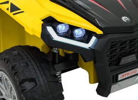Elektrická štvorkolka Quad Sport TX 4 × 4 žltá