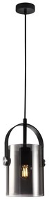 ITALUX PND-32453-1-BK+SG - Luster na lanku NANESMA 1xE27/40W/230V čierna