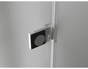 Mexen Lunar-B Duo, výklopný sprchový kút 85 x 80 cm, 8mm číre sklo, chrómový profil, 832-085L-080P-01-00