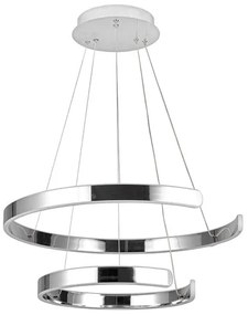 LED Stmievateľný luster na lanku LED/120W/230V 3000-6500K + diaľkové ovládanie