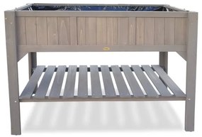 Habau Vyvýšený záhon s odkladacou plochou (tmavosivá)  (100274945)