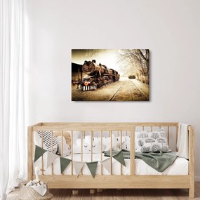 Obraz - Historická lokomotíva (90x60 cm)