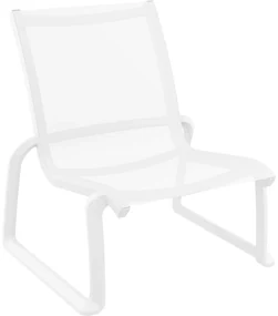PACIFIC LOUNGE záhradné kreslo bez podrúčok white