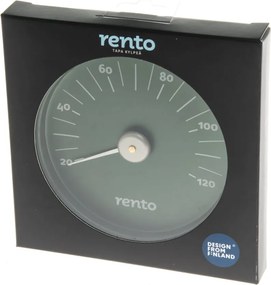 RENTO Teploměr do sauny kulatý - JUNIPER (tm.zelený)