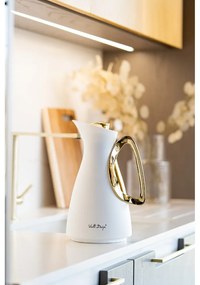 Termoska v bielo-zlatej farbe 1 l Alessia – Vialli Design