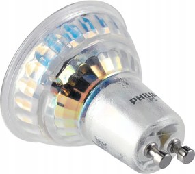 SADA 10x GU10 LED žiarovka PHILIPS 4,9W 550lm - studená biela
