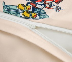 Posteľná bielizeň z jemného biberu »Mickey and Friends«, štandardná veľkosť