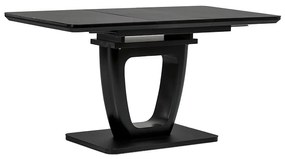 Jedálenský stôl Hreidmar-430-BK (čierna) (pre 4 až 6 osôb). Vlastná spoľahlivá doprava až k Vám domov. 1042757