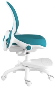 Detská rastúca stolička Neoseat KIDDY ONE — látka, tyrkysová