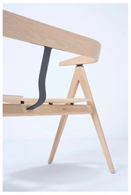 Prírodná lavica z dubového dreva Gazzda Ava