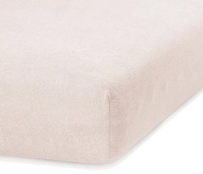 Béžová napínacia froté plachta 240x220 cm Ruby – AmeliaHome