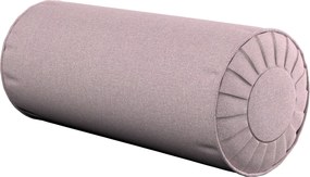 Valcový vankúš so záhybmi farba produktu ružová látka zapletaná