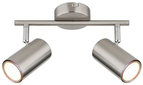 Globo 57914-2N - Bodové svietidlo ALLVI 2xGU10/25W/230V chróm
