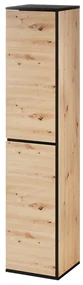 Vysoká koupelnová skříňka Mossa 69 35 cm pravá dub Artisan/černá