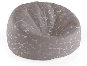 Sablio Sedací vak Cocoon Béžové vzorce - 75 x 45 x 35 cm