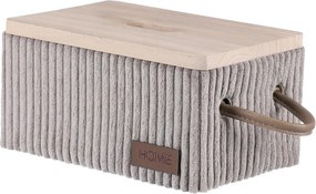 Autronic Súprava 5 látkových úložných boxov, sivá